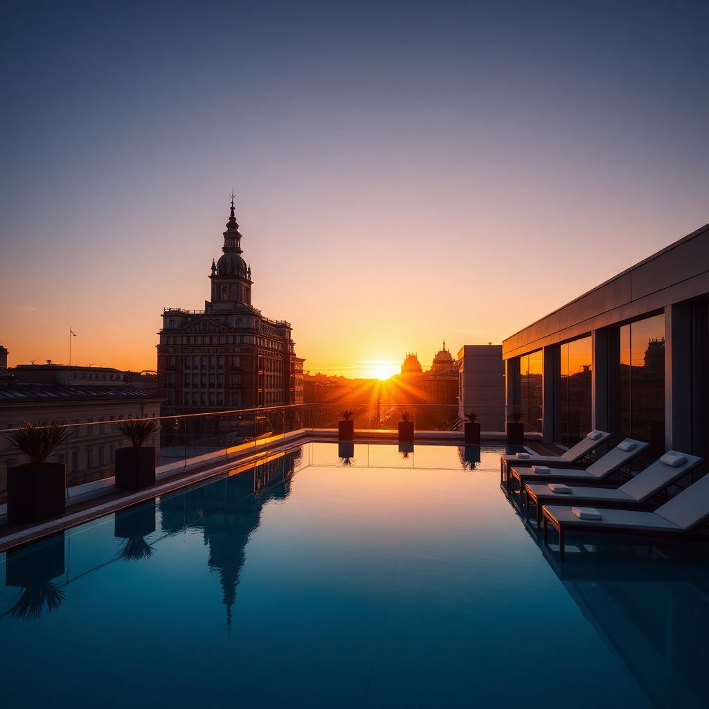 Madrid city view